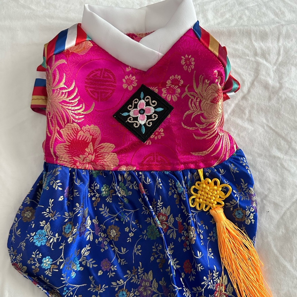 Colorful Floral Dog Dress